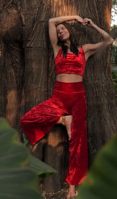 Velvet Set// GiGi Top& Wides // CUSTOM ORDERS // 4-6 WEEK DELIVERY TIME - Image 2