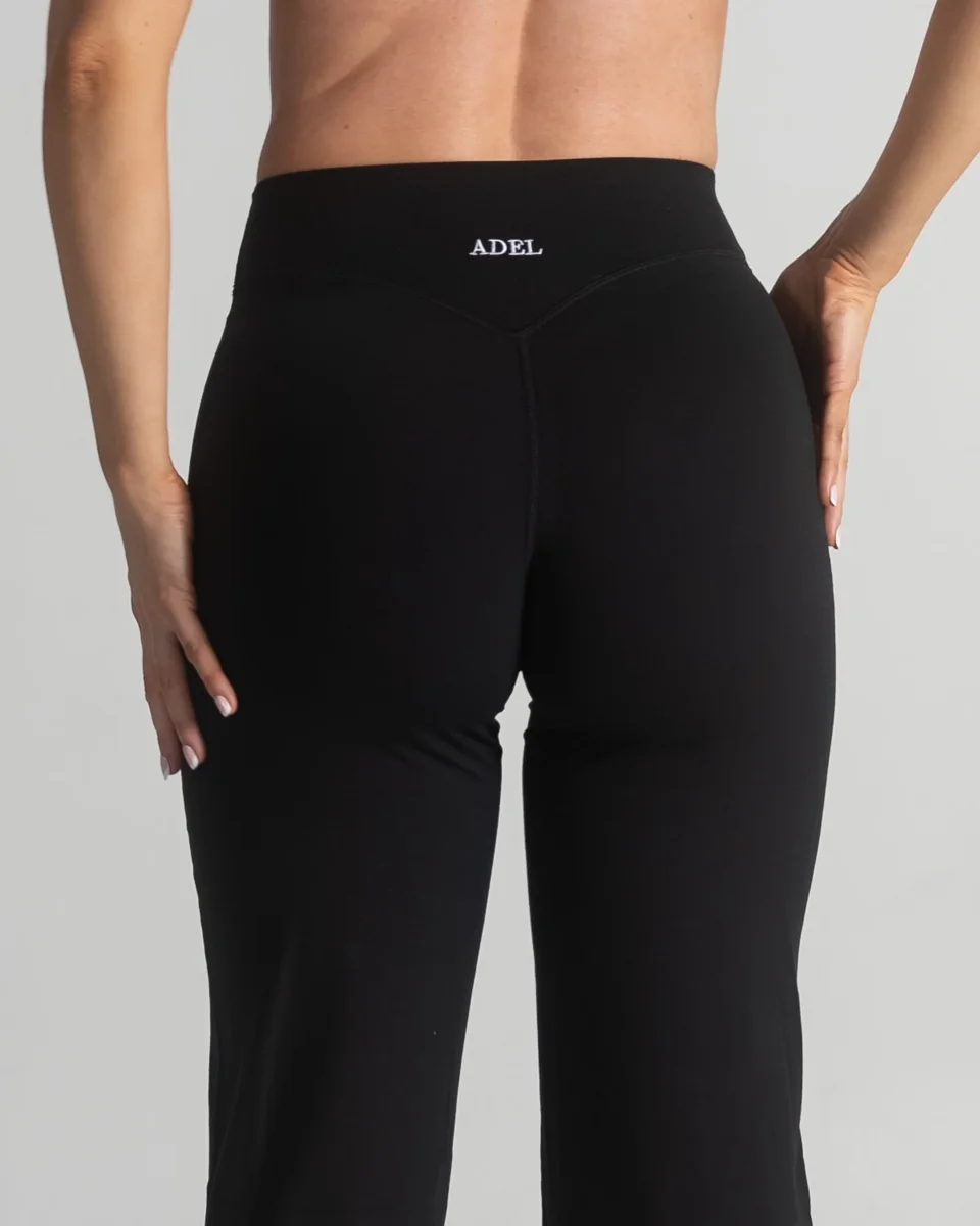 Timeless Soft Straight Pants - Black - Image 7