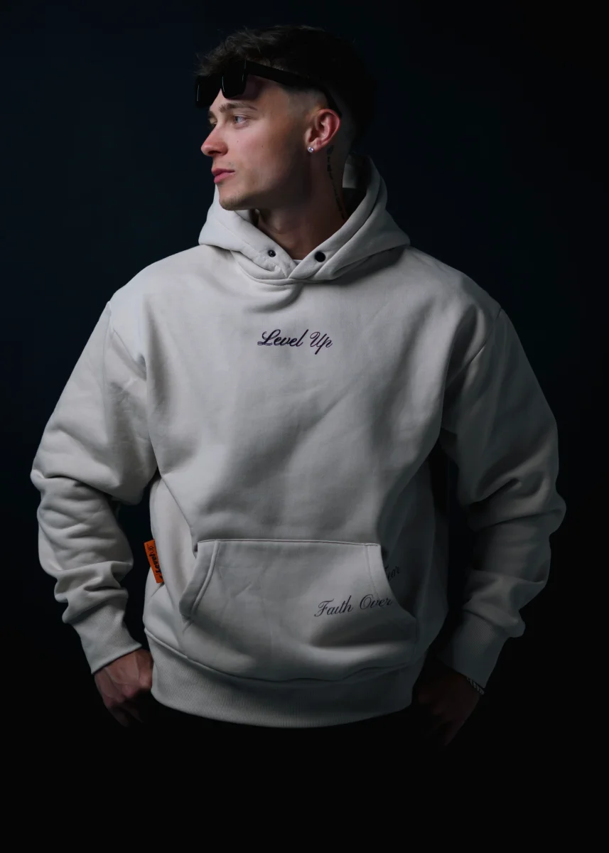 Faith Over Fear- Oversized Hoodie - Image 3