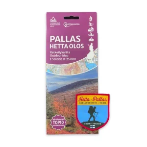 Retkeilykartta – Pallas Hetta Olos & kangasmerkki