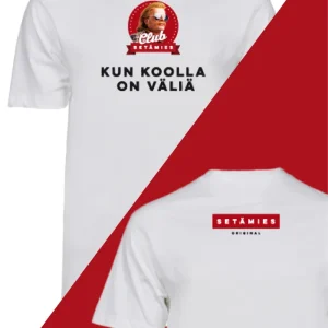 Kun koolla on väliä – valkoinen t-paita