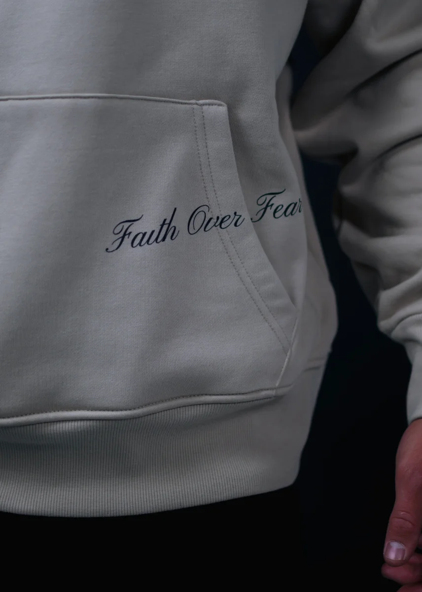 Faith Over Fear- Oversized Hoodie - Image 6