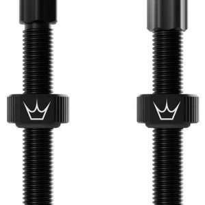 Peaty’s Holeshot Fast Flow Valves 60mm Black – 1 pair